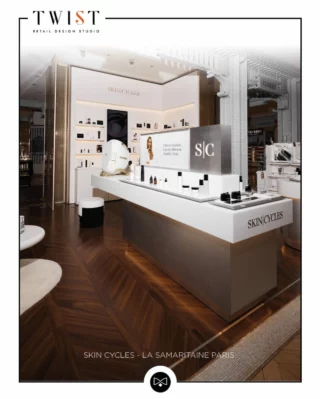 SKIN CYCLES | Beauty stand at La Samaritaine Paris

🙏🏻 Skin cycles for your trust. 

Retail design by @twistandcie team
Production & installations by @instore_factory 

A beautiful project for the House and a strong synergy 

❤️🥂❤️🥂❤️

@twistandcie 
@instore_factory 
@skincycles 
@rcgroup__ 
@samaritaineparis